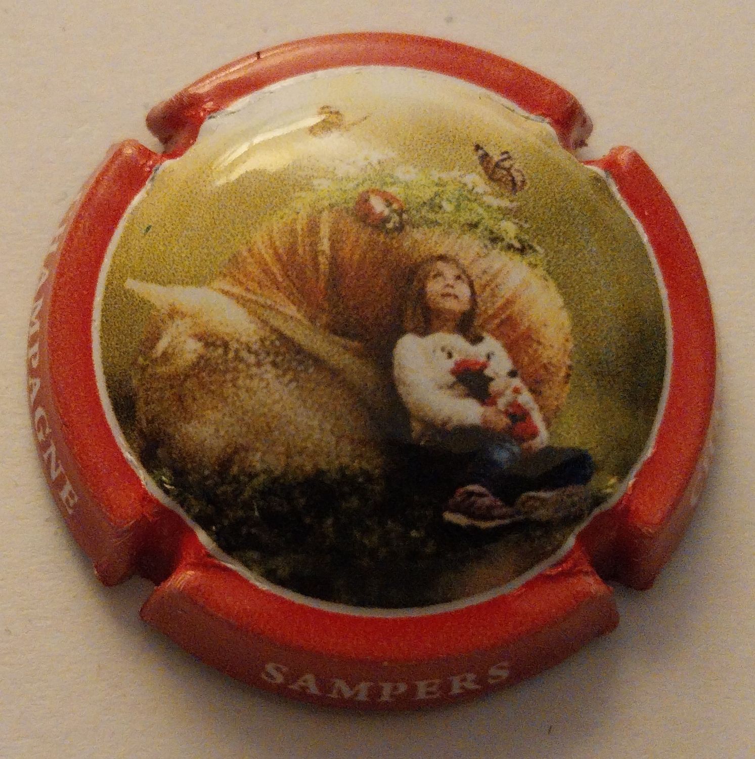 BELLE CAPSULE CHAMPAGNE SAMPERS CLAUDE ENFANTS REF N°18b NEWS