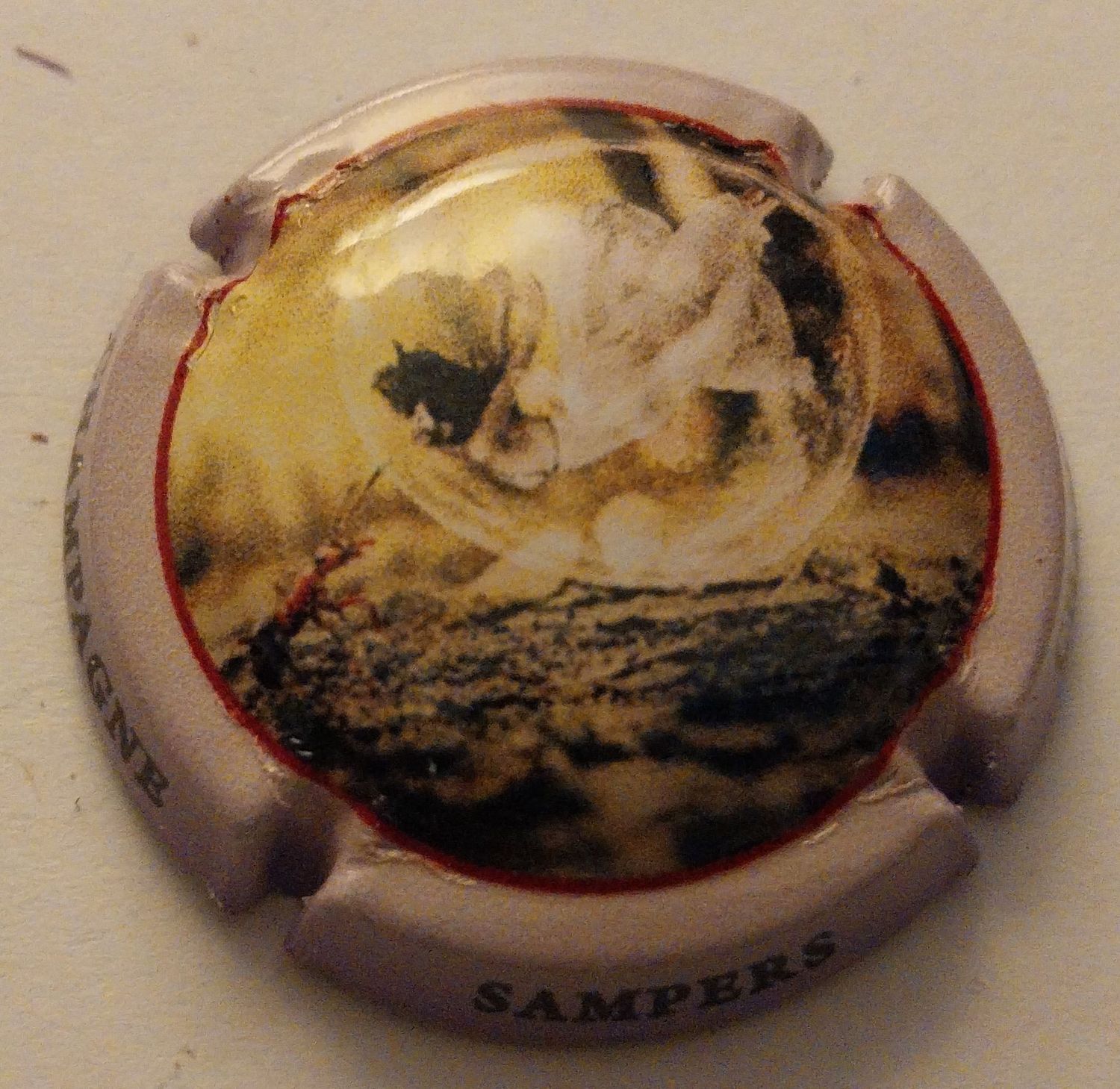 BELLE CAPSULE CHAMPAGNE SAMPERS CLAUDE ENFANTS REF N°18a NEWS