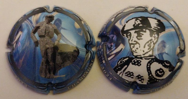 2 BELLES CAPSULES CHAMPAGNE GENERIQUE TOREADOR 2024 REF N°948q a 948o NEWS