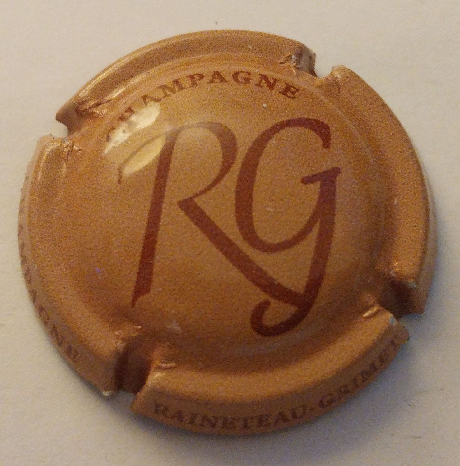 BELLE CAPSULE CHAMPAGNE RAINETEAU GRIMET REF N°14b NEWS