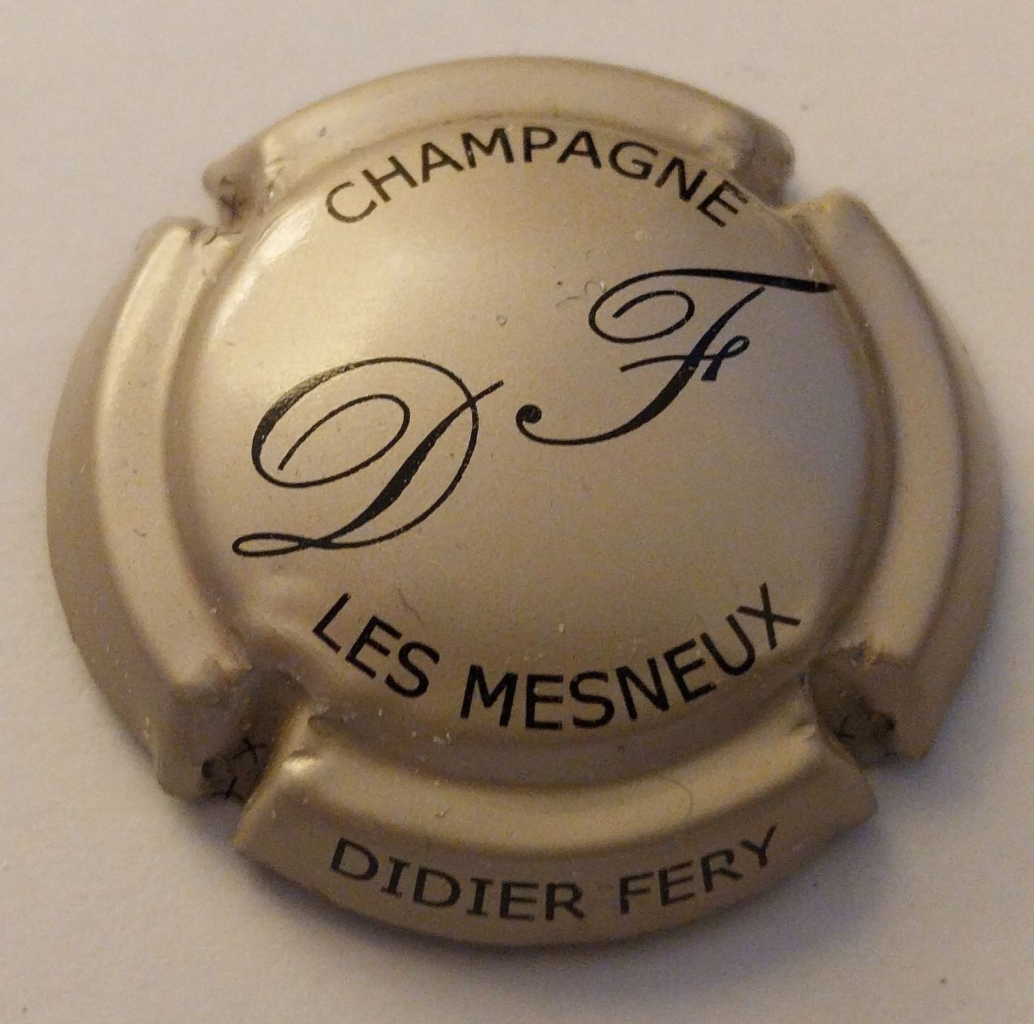 BELLE CAPSULE CHAMPAGNE DIDIER FERY REF N°1b NEWS