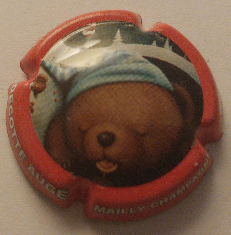 BELLE CAPSULE CHAMPAGNE DECOTE AUGE OURS REF N°10e NEWS