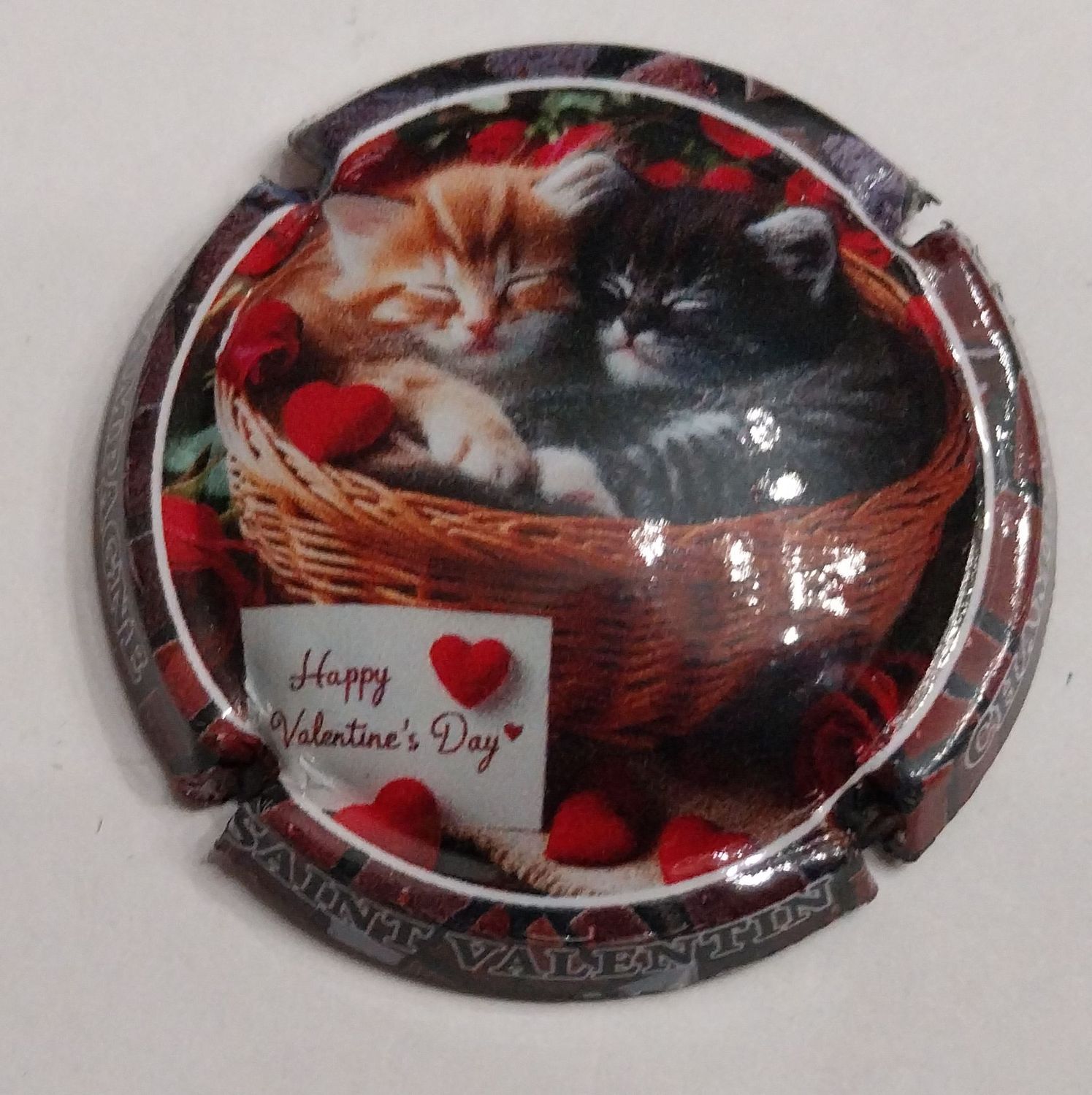 JEROBOAM CHAMPAGNE GENERIQUE SAINT VALENTIN CHATS 2025 REF N°1455f NEWS