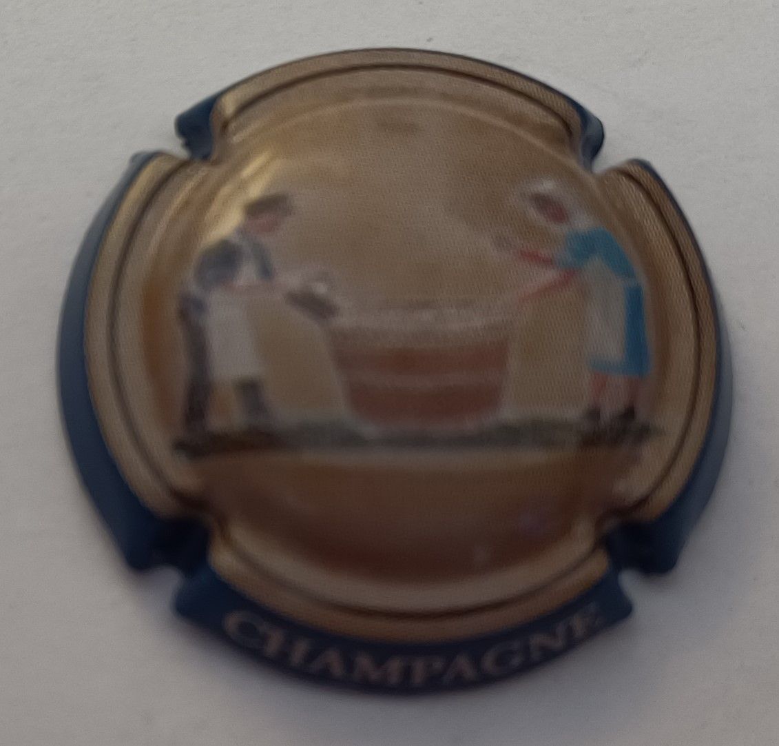 BELLE CAPSULE CHAMPAGNE GENERIQUE CONTOUR BLEU FONCE REF N°697 NEWS