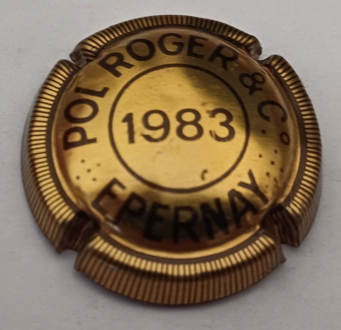 BELLE CAPSULE CHAMPAGNE POL ROGER 1983 REF N°1983 NEWS
