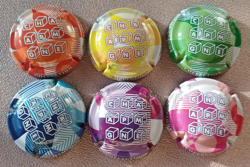 6 BELLES CAPSULES CHAMPAGNE GENERIQUE CHAMPAGNE 2025 REF N°1461 a 1461e NEWS 6 BELLES CAPSULES CHAMPAGNE GENERIQUE CHAMPAGNE 2025 REF N°1461 a 1461e NEWS