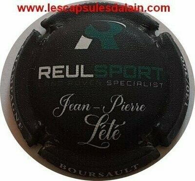 BELLE CAPSULE CHAMPAGNE JEAN PIERRE LETE MAT REUL SPORT REF N° 3 300EX NEWS