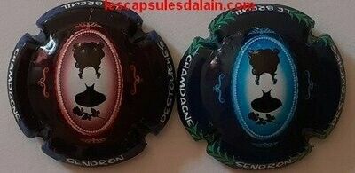 2 BELLES CAPSULES CHAMPAGNE SENDRON DESTOUCHES CAME FEMME REF N°27 et 27a NEWS 2 BELLES CAPSULES CHAMPAGNE SENDRON DESTOUCHES CAME FEMME REF N°27 et 27a NEWS