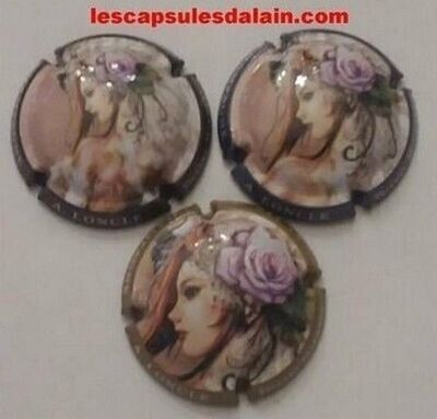 3 BELLES CAPSULES CHAMPAGNE LONCLE A MARIE REF N°27 a 27b NEWS