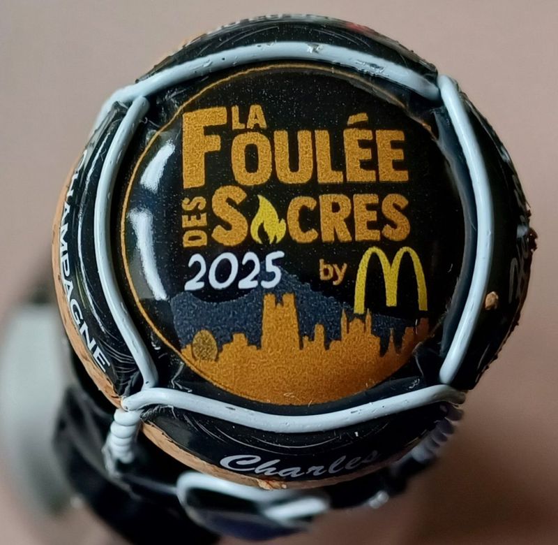 BELLE CAPSULE CHAMPAGNE SIX COTEAUX CHARLES HESTON LA FOULEE DES SACRES 2025 NEWS