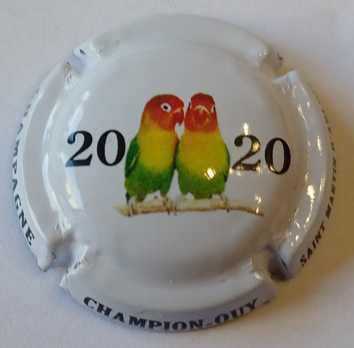 BELLE CAPSULE CHAMPAGNE CHAMPION OUY LES INSEPARABLE 2020 REF N°24c NEWS