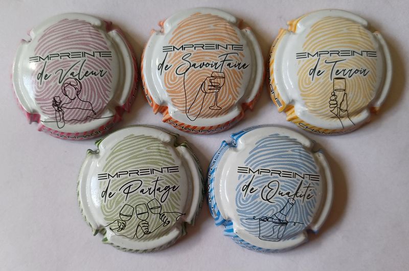 5 BELLES CAPSULES CHAMPAGNE GENERIQUE EMPREINTE 2025 NEWS