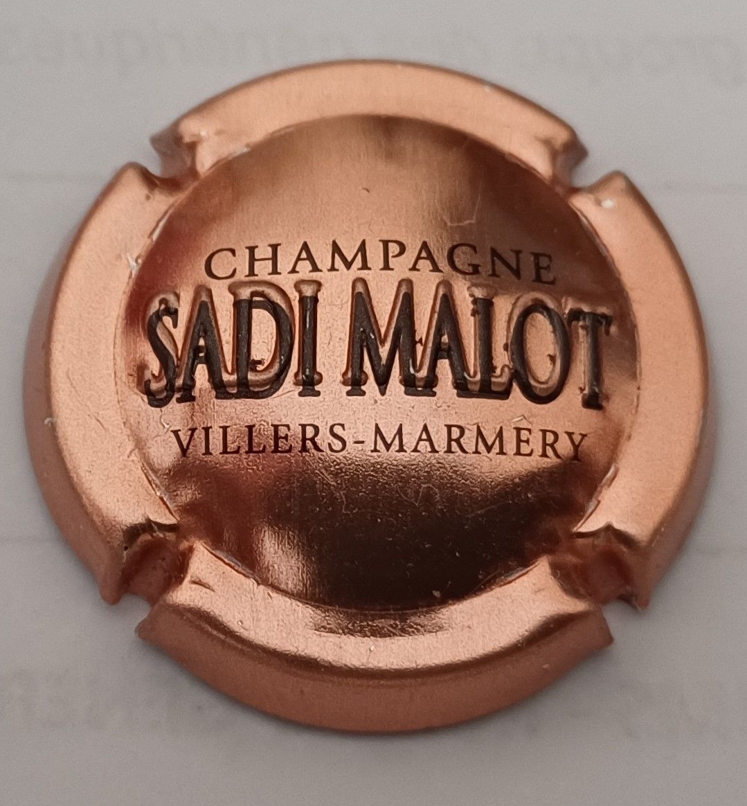 BELLE CAPSULE CHAMPAGNE SADI MALOT RÉF N°56a NEWS