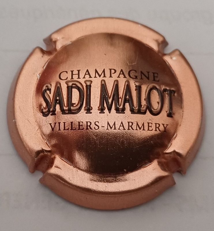 BELLE CAPSULE CHAMPAGNE SADI MALOT RÉF N°56a NEWS