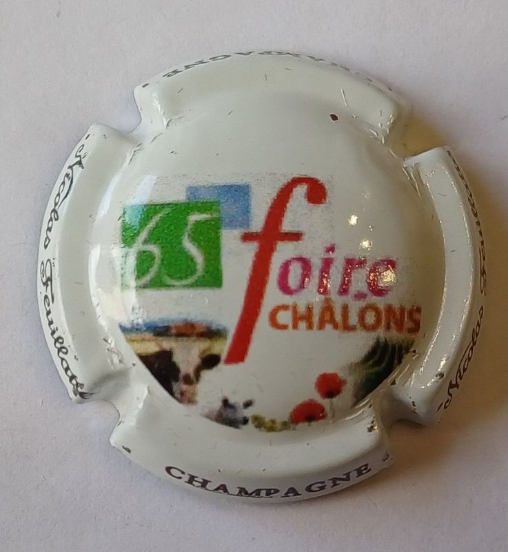 BELLE CAPSULE CHAMPAGNE NICOLAS FEUILLATTE 65eme FOIRE CHALONS REF N°48e NEWS