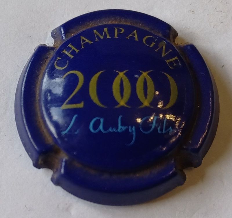 BELLE CAPSULE CHAMPAGNE AUBRY L & FILS CUVEE AN 2000 RÉF N°13 NEWS