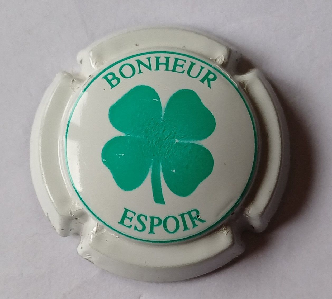 BELLE CAPSULE CHAMPAGNE JARDIN RENE BONHEUR ESPOIR RÉF N°20 NEWS
