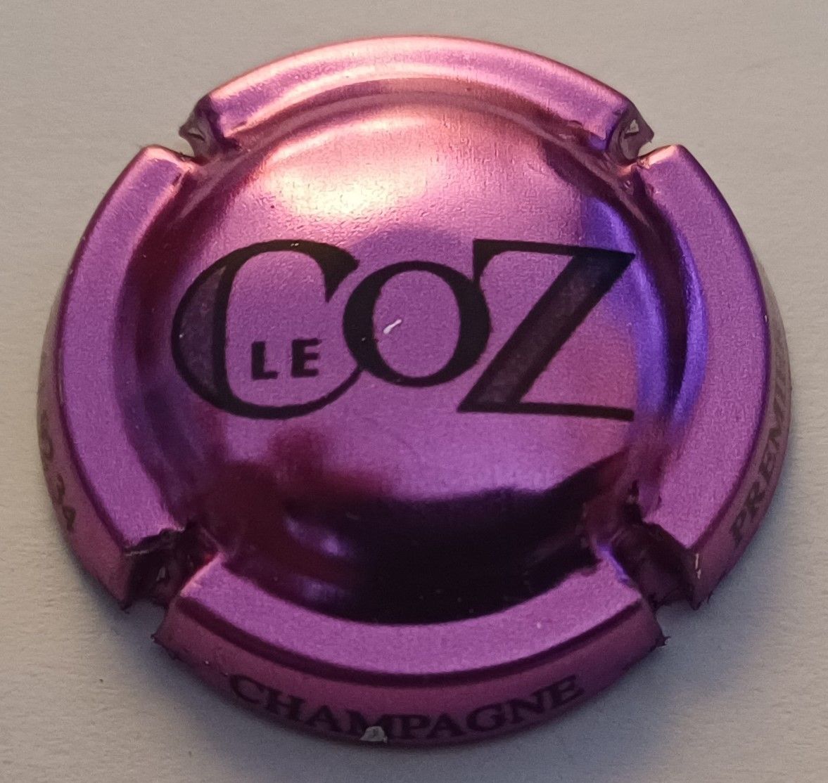 BELLE CAPSULE CHAMPAGNE LE COZ REF N°1e NEWS