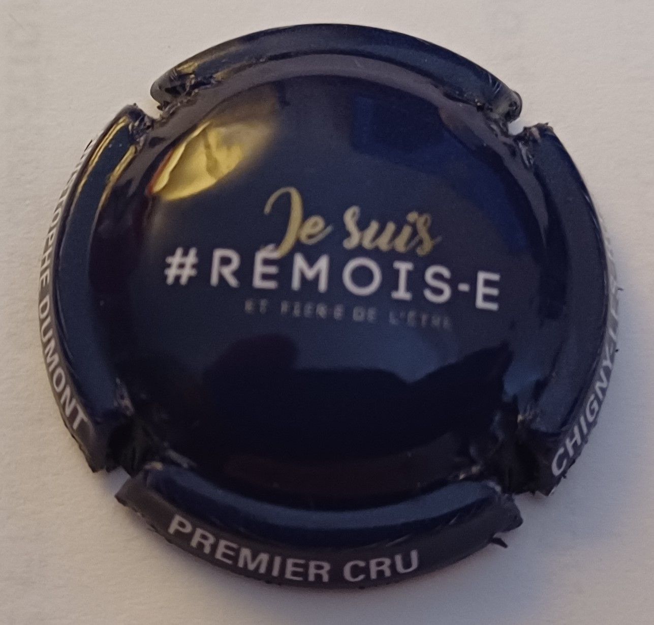 BELLE CAPSULE CHAMPAGNE DUMONT CHRISTOPHE JE SUIS REMOIS REF N°4e NEWS