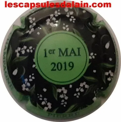 BELLE CAPSULE CHAMPAGNE PIERRE MIGNON 1er MAI 2019 REF N°162a NEWS