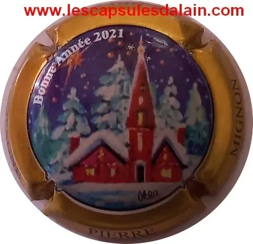 BELLE CAPSULE CHAMPAGNE PIERRE MIGNON BONNE ANNEE 2021 REF N°191 NEWS