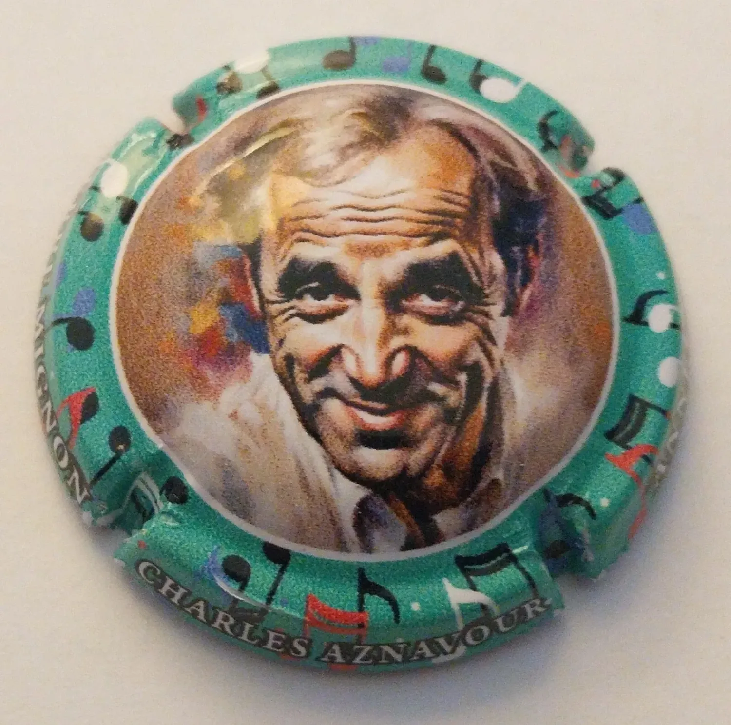 BELLE CAPSULE CHAMPAGNE PIERRE MIGNON CHARLES AZNAVOUR REF N°302a NEWS