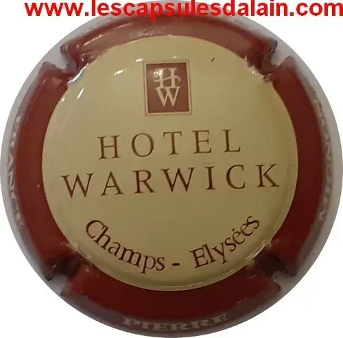 BELLE CAPSULE DE CHAMPAGNE PIERRE MIGNON HOTEL WARWICK REF N°18 NEWS
