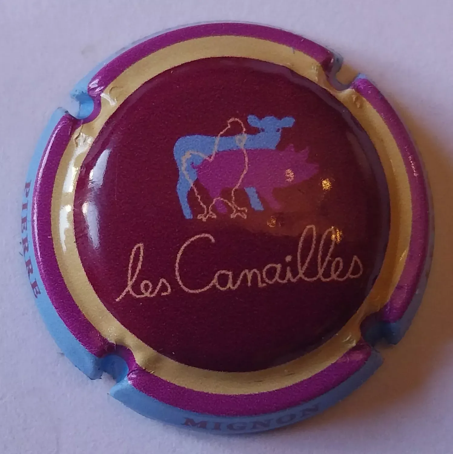 BELLE CAPSULE CHAMPAGNE PIERRE MIGNON LA CANAILLES REF N°232 NEWS