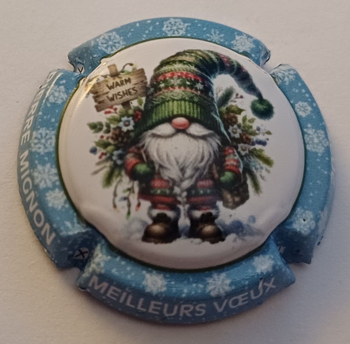 BELLE CAPSULE CHAMPAGNE PIERRE MIGNON MEILLEURS VOEUX 2025 REF N°308 NEWS