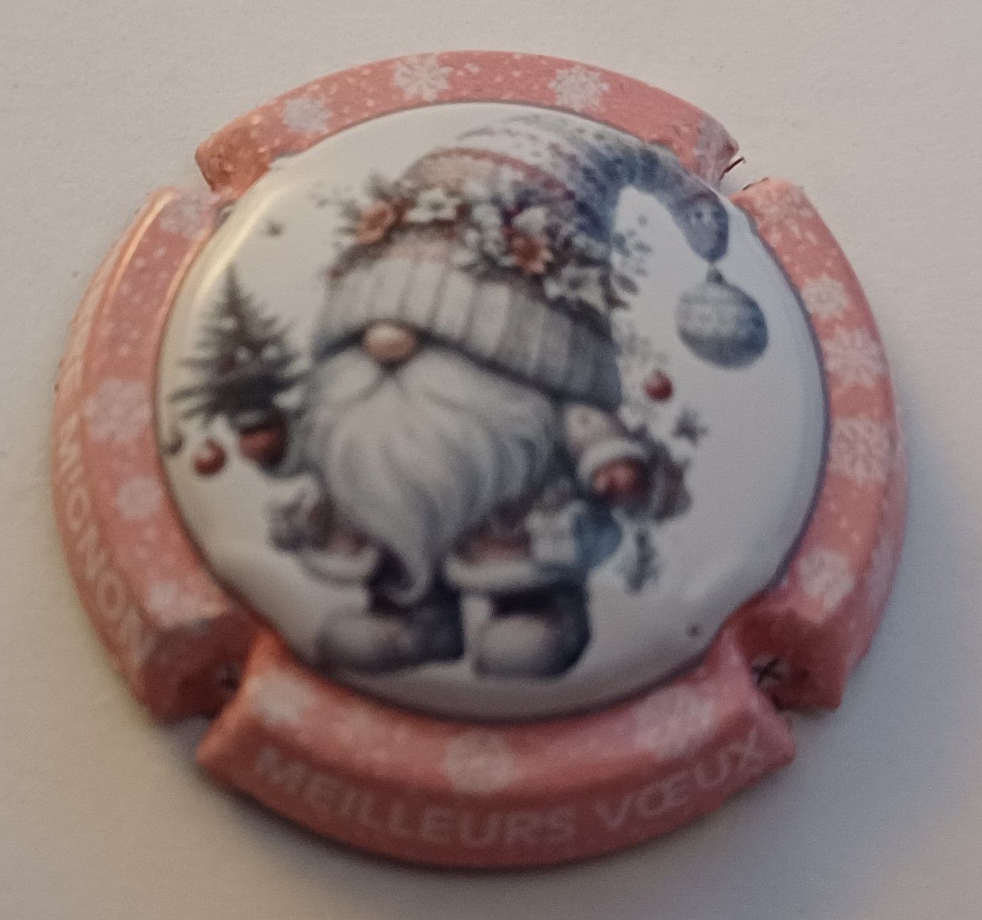 BELLE CAPSULE CHAMPAGNE PIERRE MIGNON MEILLEURS VOEUX 2025 REF N°308a NEWS