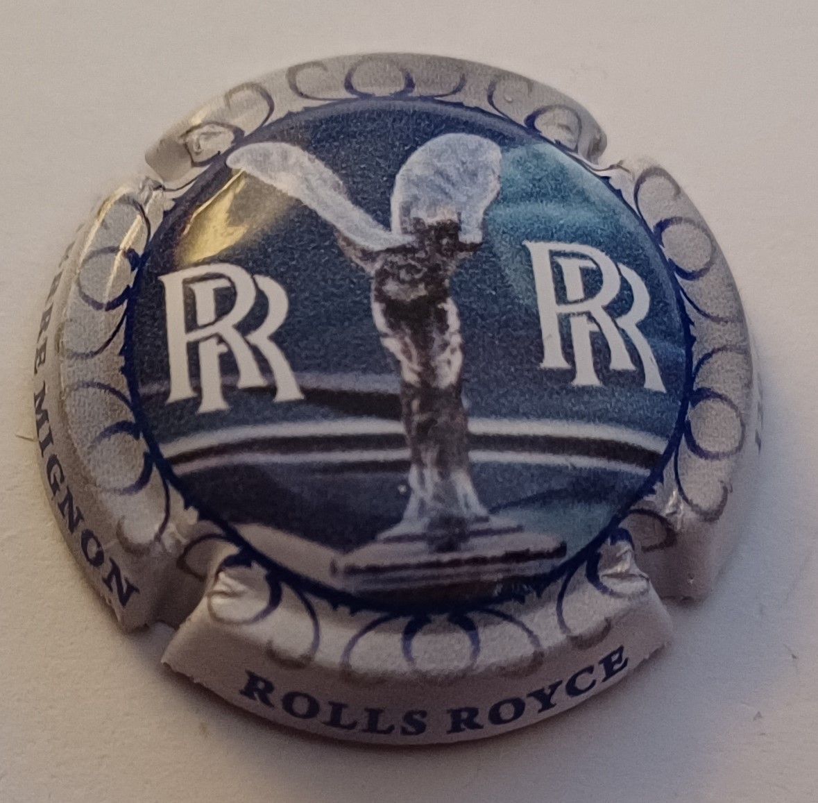 BELLE CAPSULE CHAMPAGNE PIERRE MIGNON ROLLS ROYCE 120 ANS REF N°307 NEWS