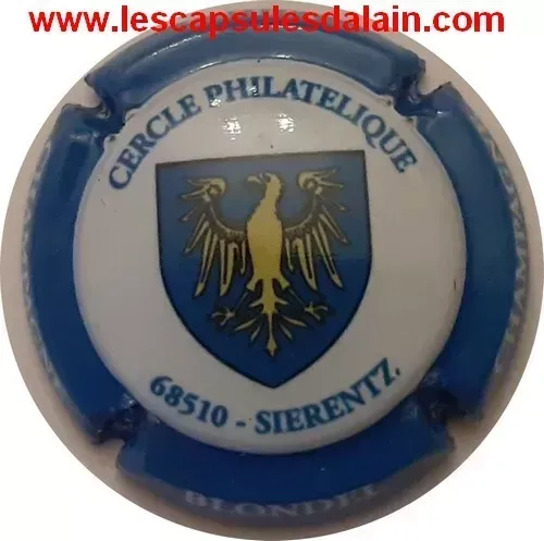 BELLE CAPSULE CHAMPAGNE BLONDEL THIERRY CLUB SIERENTZ NUM/1600EX REF N°42 NEWS