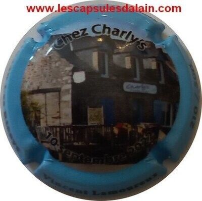 BELLE CAPSULE CHAMPAGNE VINCENT LAMOUREUX RENDEZ VOUS DES PLACOS NUM /500EX REF N°25a NEWS