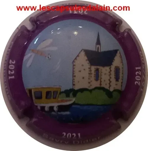 BELLE CAPSULE CHAMPAGNE SAVRY DIDIER BREIZH CAPS 56 2021  500EX REF N°54 NEWS