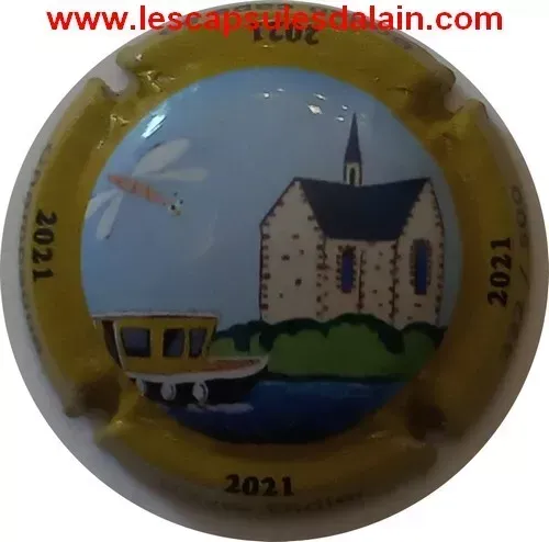 BELLE CAPSULE CHAMPAGNE SAVRY DIDIER BREIZH CAPS 56 2021  500EX REF N°54d NEWS
