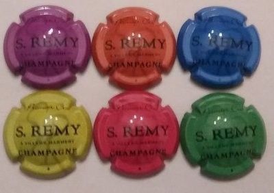 5 BELLES CAPSULES CHAMPAGNE REMY.S ECRITURE REF N° 8 a 8e NEWS