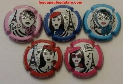 5 BELLES CAPSULES CHAMPAGNE REMY.S PARIS REF N°11 a 11d NEWS