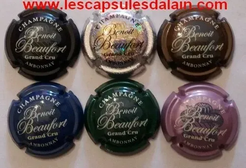 6 BELLES CAPSULES CHAMPAGNE BEAUFORT BENOIT N°7 A 7e NEWS