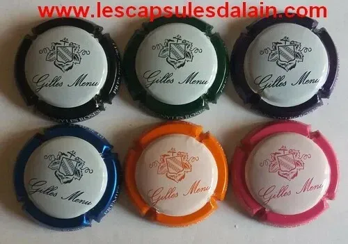 6 BELLES CAPSULES CHAMPAGNE GILLES MENU REF N° 82 a 82e NEWS