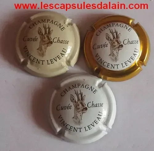3 BELLES CAPSULES CHAMPAGNE LEVEAU VINCENT REF N° 1/2/3 NEWS