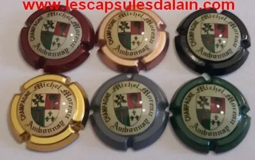6 CAPSULES CHAMPAGNE MOREAU MICHEL SERIE N°4 A 9 NEWS