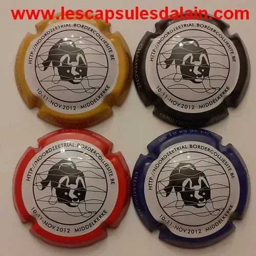 4 BELLES CAPSULES CHAMPAGNE COULOURNAT GILLE REF N°54 a 54c NEWS