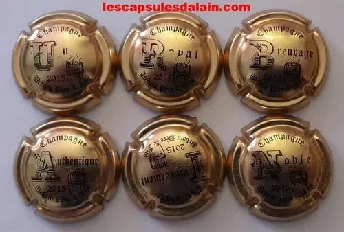 6 BELLES CAPSULES CHAMPAGNE URBAIN PERE & FILS REF N°21f a 21k NEWS