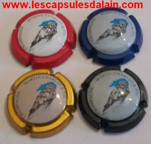 4 BELLES CAPSULES CHAMPAGNE MARTIN CHARLOT N°8a a 8d NEWS