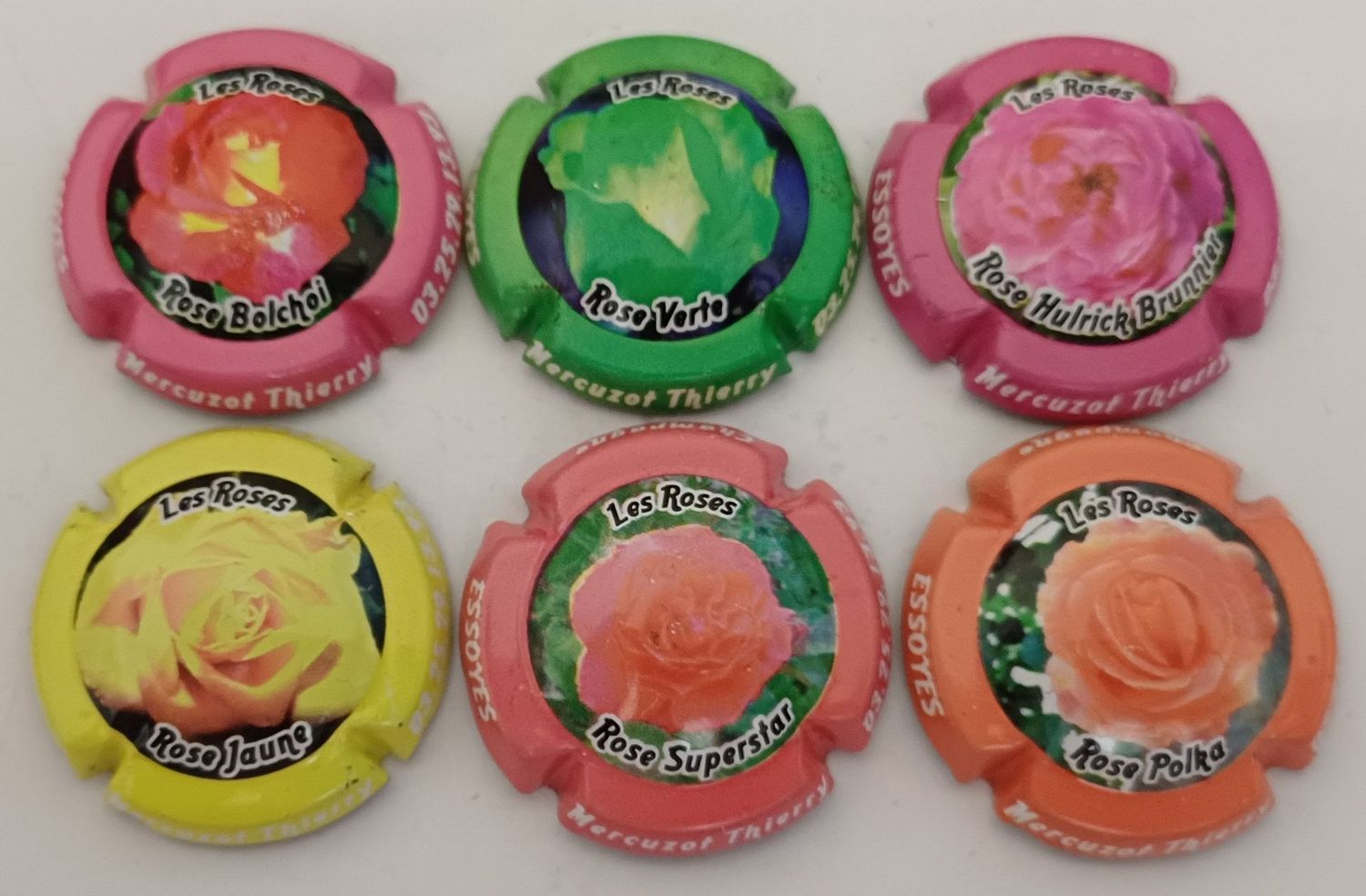 6 BELLES CAPSULES CHAMPAGNE MERCUZOT THIERRY ROSE NEWS