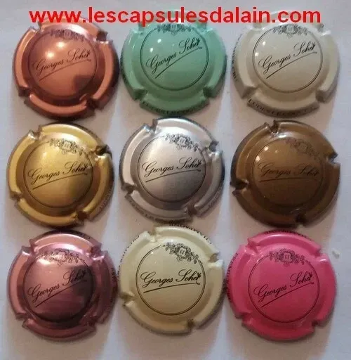 9 BELLES CAPSULES CHAMPAGNE SOHET GEORGES REF N° 1 a 1h NEWS