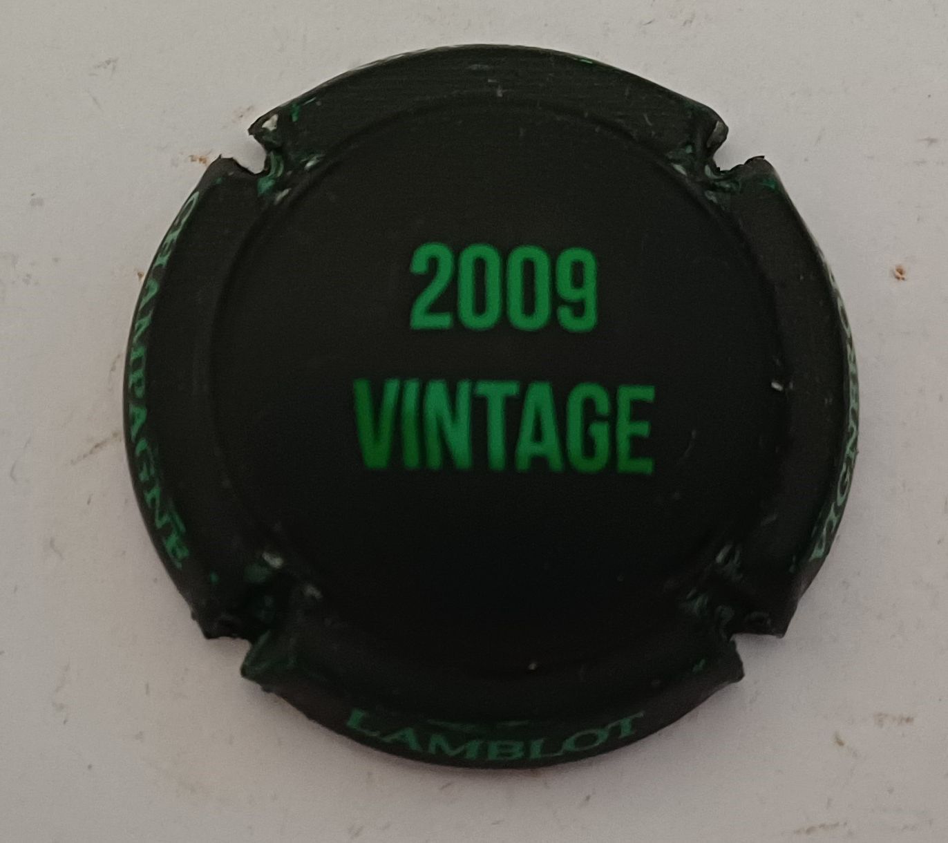 BELLE CAPSULE CHAMPAGNE LAMBLOT VINTAGE 2009 REF N°14 NEWS
