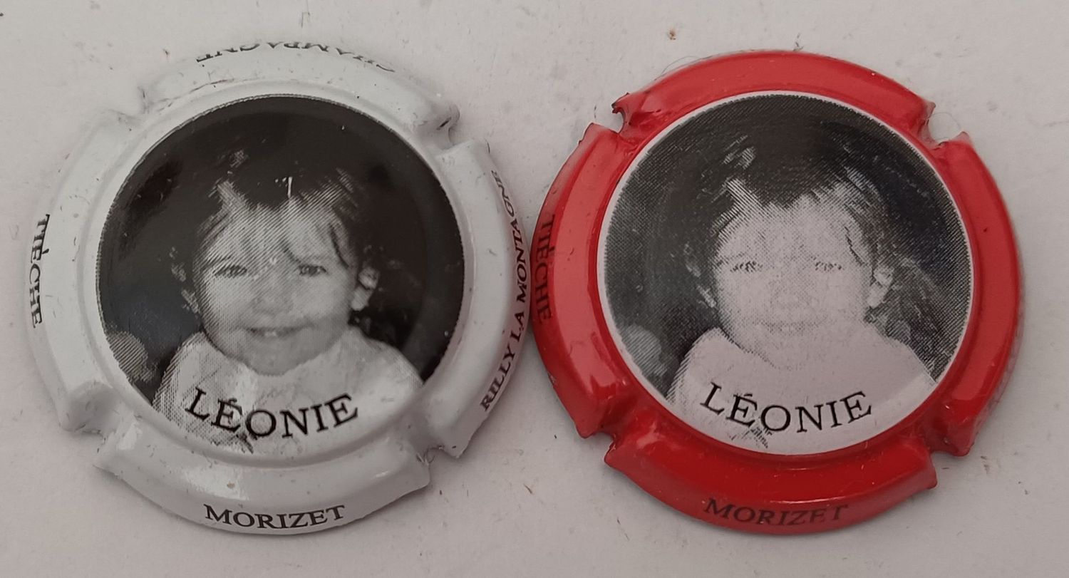 2 BELLES CAPSULES CHAMPAGNE TIECHE MORIZET CUVÉE LÉONIE REF N° 21a et 21b NEWS