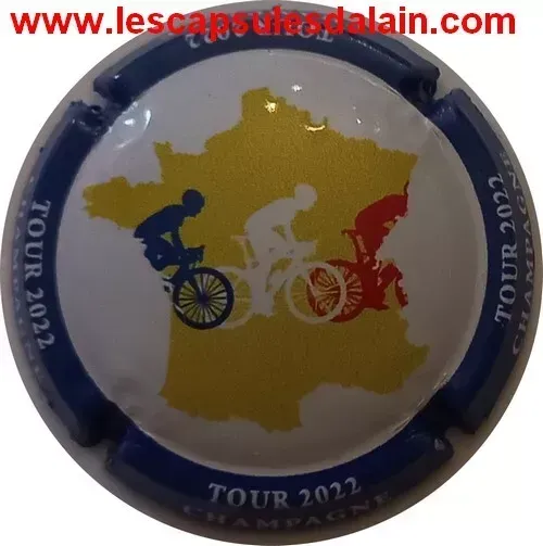 JEROBOAM CHAMPAGNE GENERIQUE TOUR DE FRANCE RECTO VERSO 2022 REF N°1265c NEWS