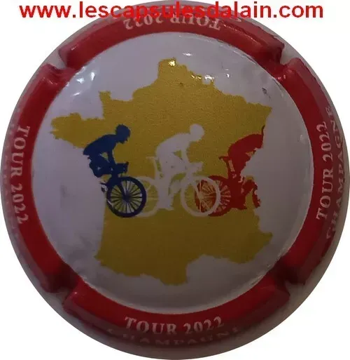 JEROBOAM CHAMPAGNE GENERIQUE TOUR DE FRANCE RECTO VERSO 2022 REF N° 1265b NEWS